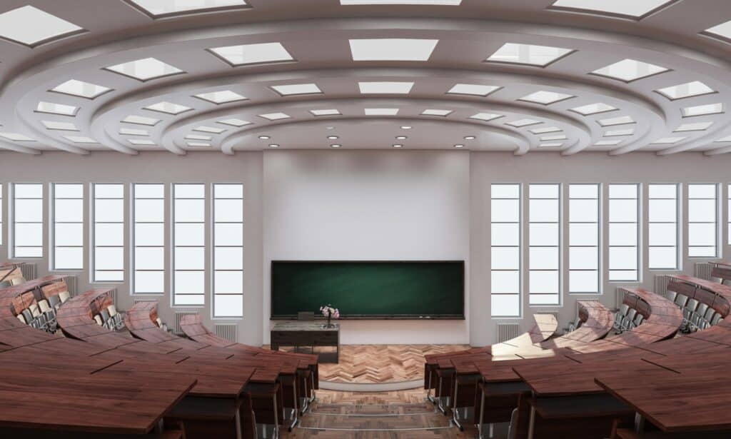 University lecture hall