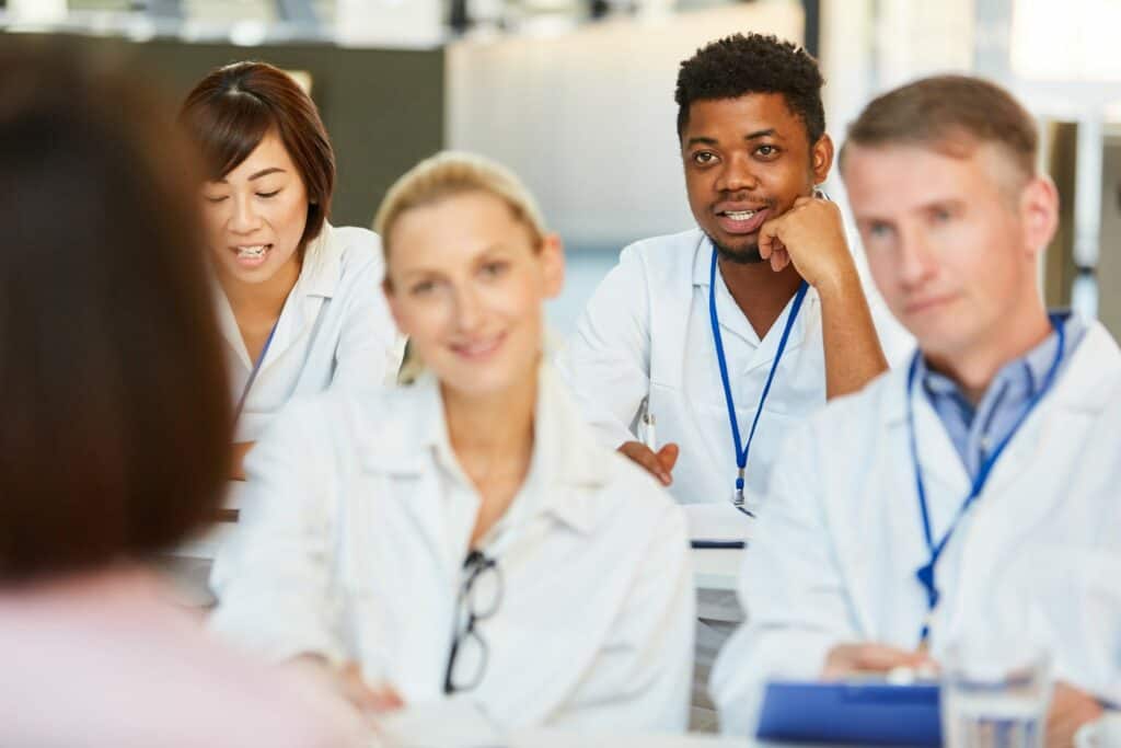 A team of medical professionals