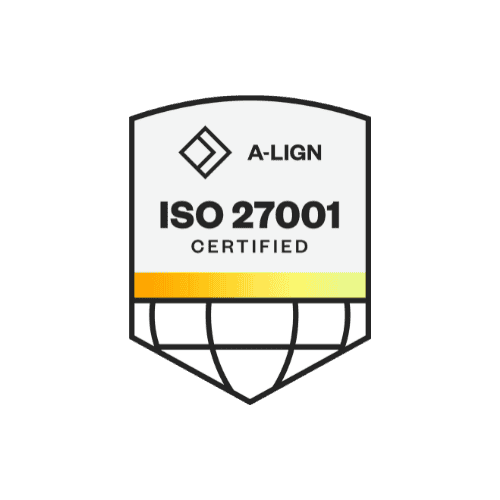 A-LIGN ISO 27001 Certified Badge