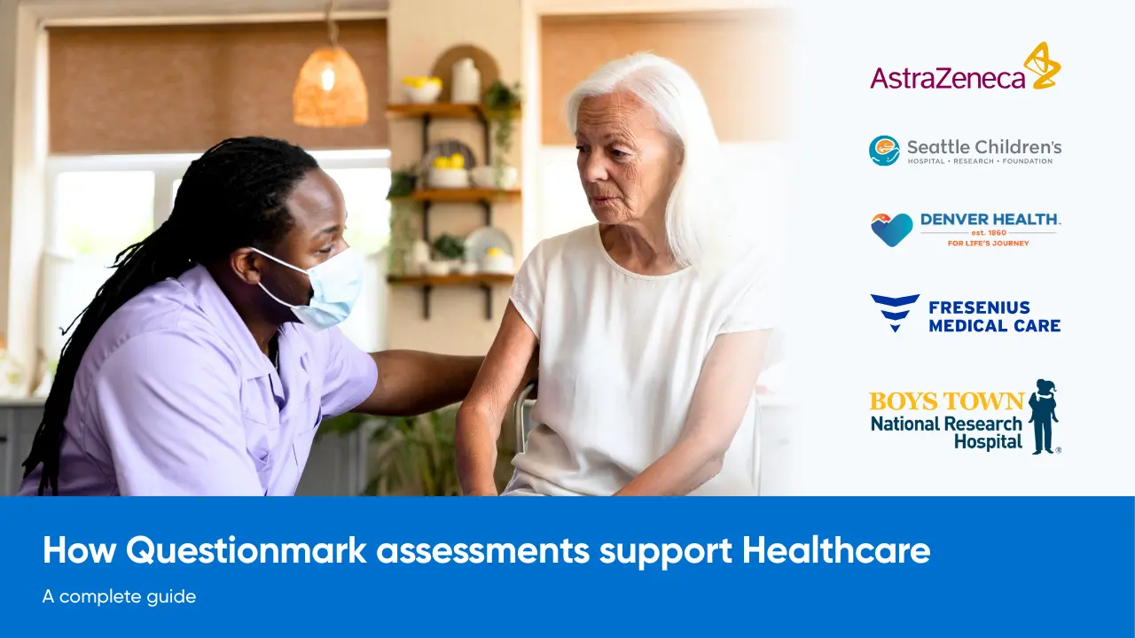 How Questionmark assessments support Healthcare